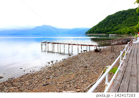 支笏湖 千歳川 山線鉄橋 支笏湖観光船 カルデラ湖 北海道観光 支笏洞爺国立公園 水中遊覧船 支笏湖 千歳川 山線鉄橋 支笏湖観光船 カルデラ湖 北海道観光 支笏洞爺国立公園 水中遊覧船 142417283