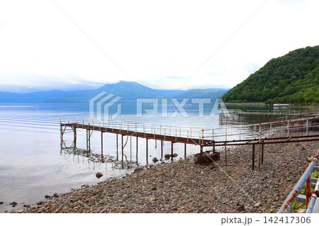 支笏湖 千歳川 山線鉄橋 支笏湖観光船 カルデラ湖 北海道観光 支笏洞爺国立公園 水中遊覧船 支笏湖 千歳川 山線鉄橋 支笏湖観光船 カルデラ湖 北海道観光 支笏洞爺国立公園 水中遊覧船 142417306