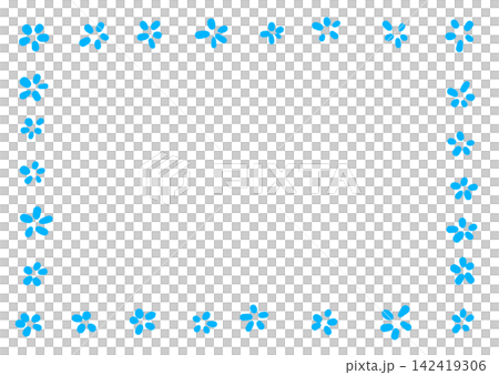 It is a flower frame illustration It is a flower frame illustration 142419306