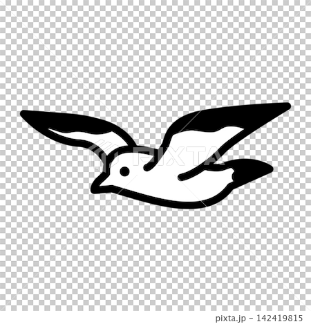 かもめのイラスト 142419815