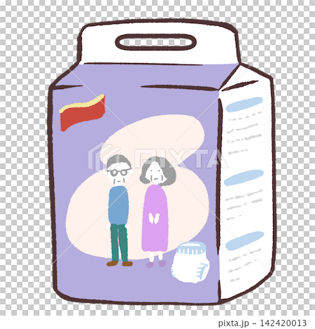 介護用おむつのイラスト 介護用おむつのイラスト 142420013