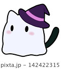 魔女帽子のネコおばけ 142422315