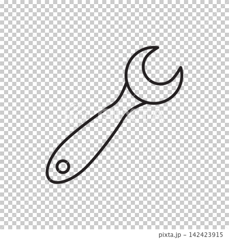 Minimalist line art icon of a pointed strap end punch tool used for shaping belt tips.
Minimalist line art icon of a pointed strap end punch tool used for shaping belt tips.
142423915