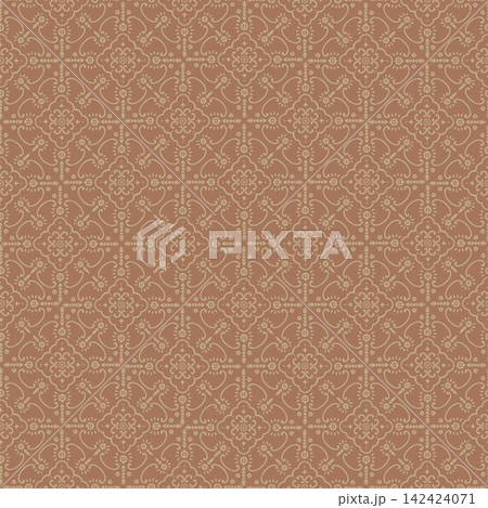 Vintage Floral Damask Geometric Grid Vintage Floral Damask Geometric Grid 142424071