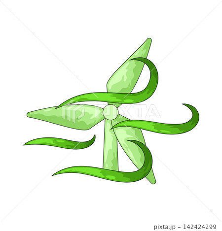 Illustration of Wind Power Illustration of Wind Power 142424299