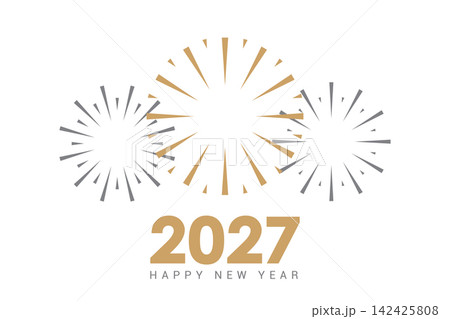 happy new year 2027 firework isolated vector illustration happy new year 2027 firework isolated vector illustration 142425808