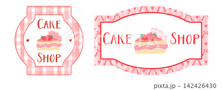 Frame scallop border with label bakery gift for tag holiday lace. Vector pastry checkered with template round collection for check banner shape. Decoration circle poster with sticker coupon print. Frame scallop border with label bakery gift for tag holiday lace. Vector pastry checkered with template round collection for check banner shape. Decoration circle poster with sticker coupon print. 142426430