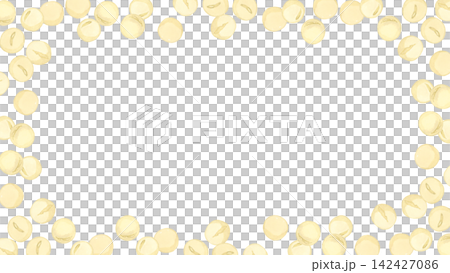 Raw soybean frame - hand-drawn watercolor illustration background material Raw soybean frame - hand-drawn watercolor illustration background material 142427086