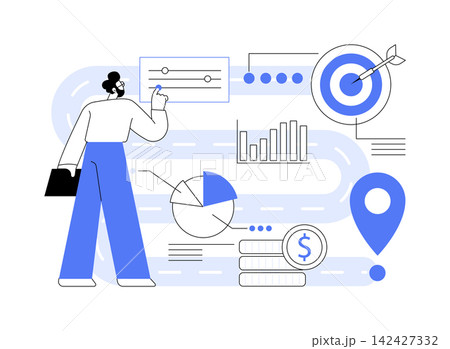 Passive Real Estate Income abstract concept vector illustration. 142427332