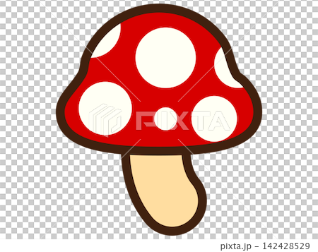 Mushroom illustration material Mushroom illustration material 142428529