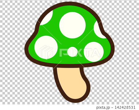 キノコのイラスト素材3 142428531