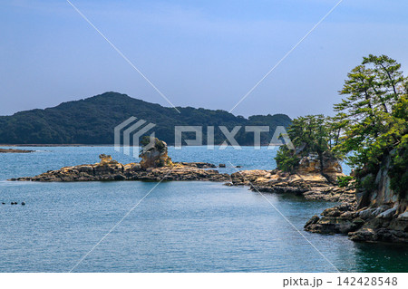 長崎県佐世保市 九十九島遊覧船で巡る九十九島の島々 長崎県佐世保市 九十九島遊覧船で巡る九十九島の島々 142428548