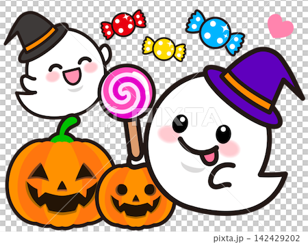 Halloween and ghost illustrations Halloween and ghost illustrations 142429202