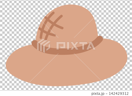 Cute illustration of brown hat for outfit of the day content, fashion, accessories, costume, online shopping, market, department store, street stall, sticker, girl power, women, office workers, summer Cute illustration of brown hat for outfit of the day content, fashion, accessories, costume, online shopping, market, department store, street stall, sticker, girl power, women, office workers, summer 142429312