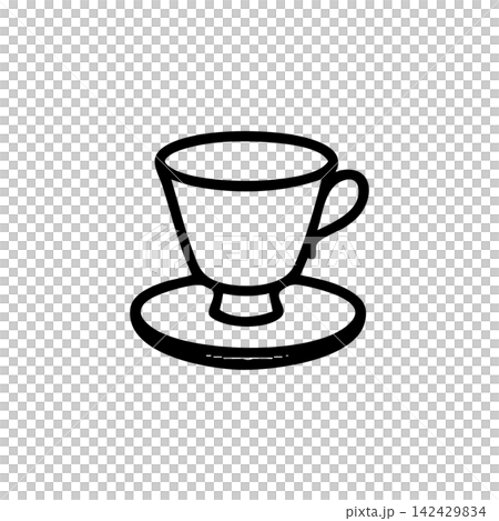 杯子,濃縮咖啡杯,簡約單色圖標 杯子,濃縮咖啡杯,簡約單色圖標 142429834