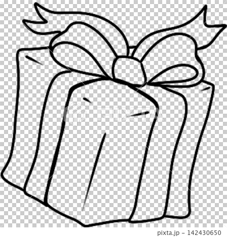 Poodle dog Xmas doodle handdrawn line Poodle dog Xmas doodle handdrawn line 142430650