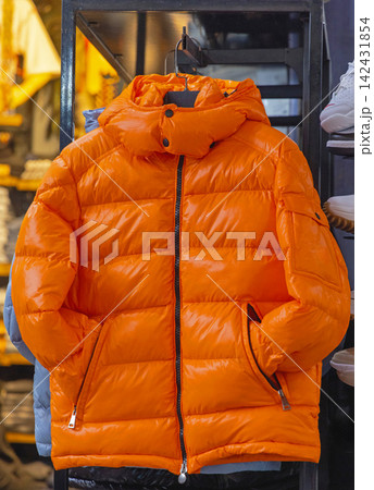Orange Puffer Jacket Orange Puffer Jacket 142431854