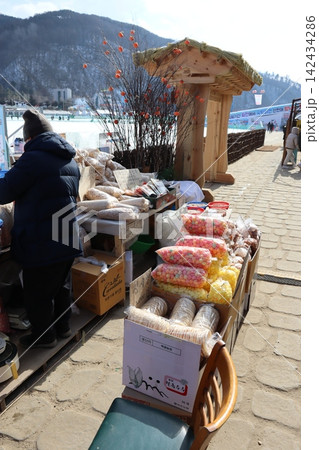 Market Stall with Colorful Candies and Local Goods Market Stall with Colorful Candies and Local Goods 142434286