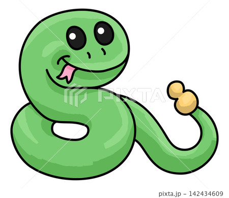 Rattlesnake Cartoon Rattle Snake Animal Character Rattlesnake Cartoon Rattle Snake Animal Character 142434609