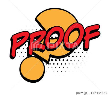 PROOF Comic Book Pop Art Question Mark Graphic PROOF Comic Book Pop Art Question Mark Graphic 142434635