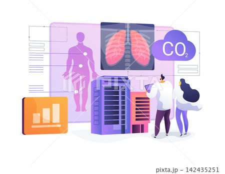 Smog Exposure Impact Diagram abstract concept vector illustration. Smog Exposure Impact Diagram abstract concept vector illustration. 142435251