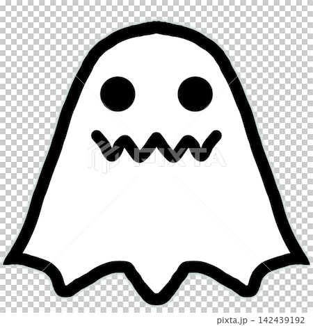 Simple ghost illustration Simple ghost illustration 142439192