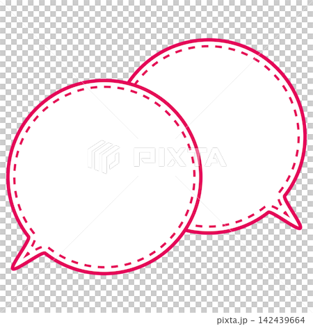 Simple colored line speech bubbles overlapping conversations Simple colored line speech bubbles overlapping conversations 142439664