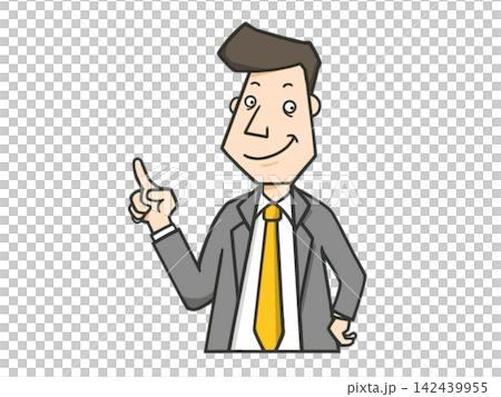 學校裡一位老師正在授課的插畫。 學校裡一位老師正在授課的插畫。 142439955