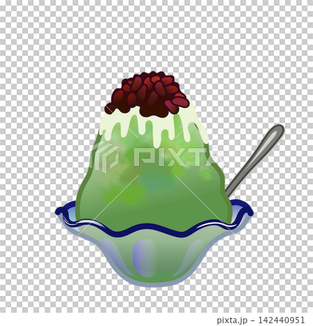 Illustration of shaved ice 142440951