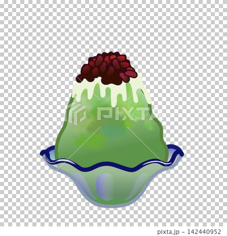 Illustration of shaved ice 142440952