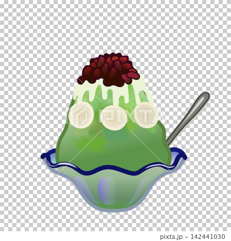 Illustration of shaved ice Illustration of shaved ice 142441030