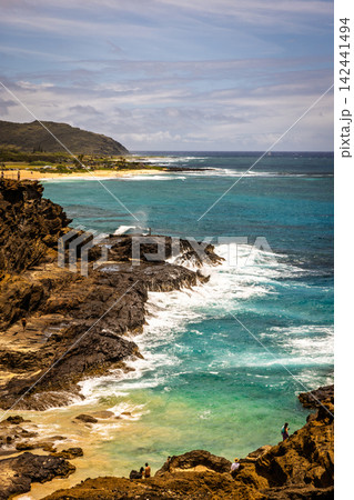 Halona Beach Cove and blowhole Halona Beach Cove and blowhole 142441494