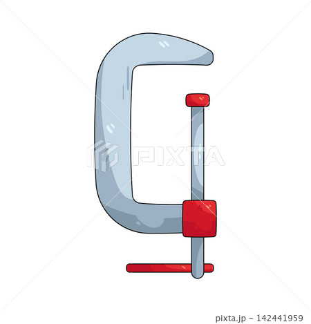 Illustration of c-clamp 142441959