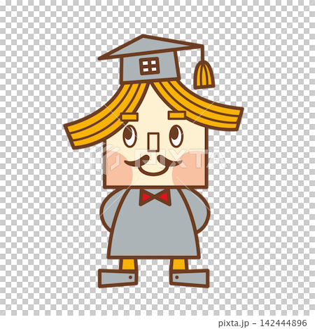 Housing character, doctor-like, full-body illustration (pi56) Housing character, doctor-like, full-body illustration (pi56) 142444896