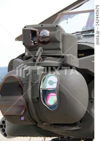 陸上自衛隊 AH-64D アパッチ 機首センサー TADS PNVS クローズアップ 陸上自衛隊 AH-64D アパッチ 機首センサー TADS PNVS クローズアップ 142445675