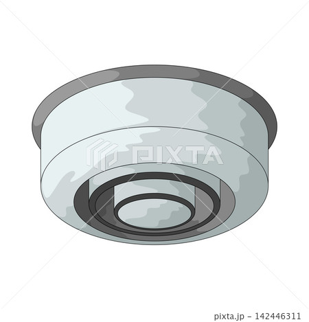 Illustration of Smoke Detector Illustration of Smoke Detector 142446311