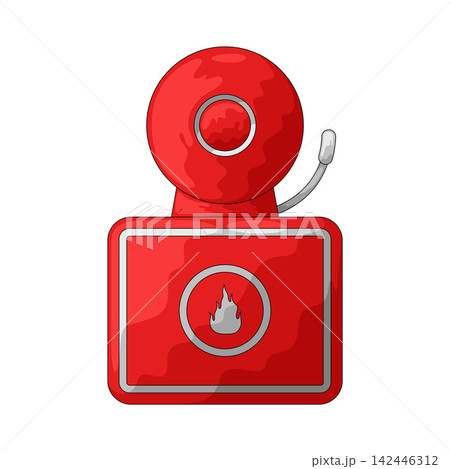 Illustration of Fire Alarm Illustration of Fire Alarm 142446312