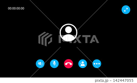 Phone call screen chat conferencing 142447055