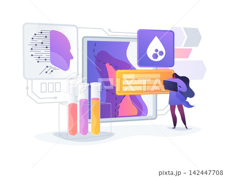 Coastal Water Quality Index abstract concept vector illustration. 142447708