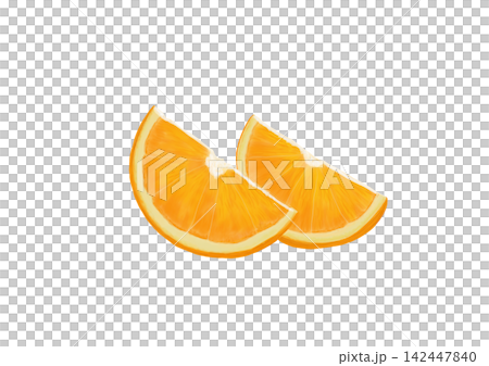 カットフルーツ　オレンジ 142447840