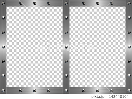 Industrial background material with riveted metal frame | Heavy metal texture and copy space Industrial background material with riveted metal frame | Heavy metal texture and copy space 142448104