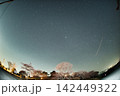 兵庫 猪名川天文台と桜の風景 142449322