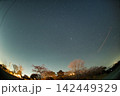 兵庫 猪名川天文台と桜の風景 142449329