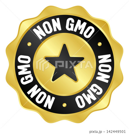 non gmo golden badge. non gmo gold seal or medal non gmo golden badge. non gmo gold seal or medal 142449501