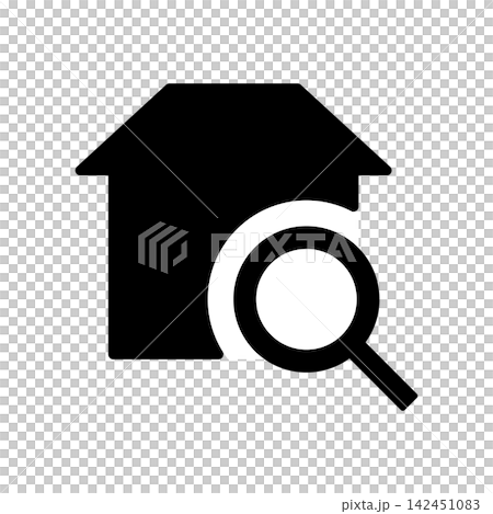 Icons representing the search for a place to live or property listings. Icons representing the search for a place to live or property listings. 142451083