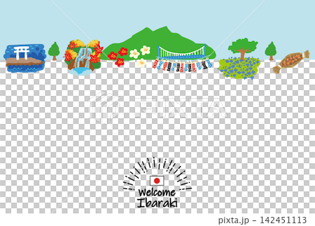 茨城縣,旅遊勝地,街景,手繪,扁平化插畫 茨城縣,旅遊勝地,街景,手繪,扁平化插畫 142451113