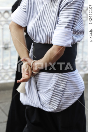 Man in traditional Palestinian clothing Man in traditional Palestinian clothing 142452107