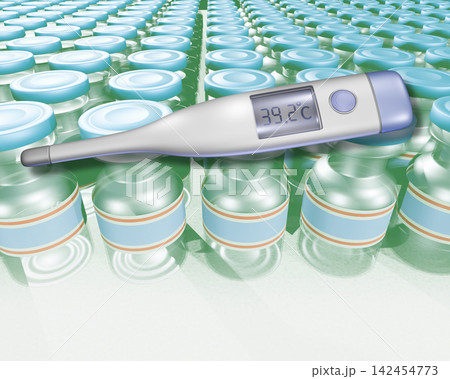 体温計 thermometer ワクチンイメージ Vaccine 体温計 thermometer ワクチンイメージ Vaccine 142454773