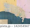 江戸時代の古地図　1838年（天保9年）　天保国絵図・豊前国（現在の福岡県東部、大分県北西部） 142454947