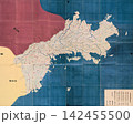 江戸時代の古地図　1838年（天保9年）　天保国絵図・長門国（現在の山口県西部） 142455500